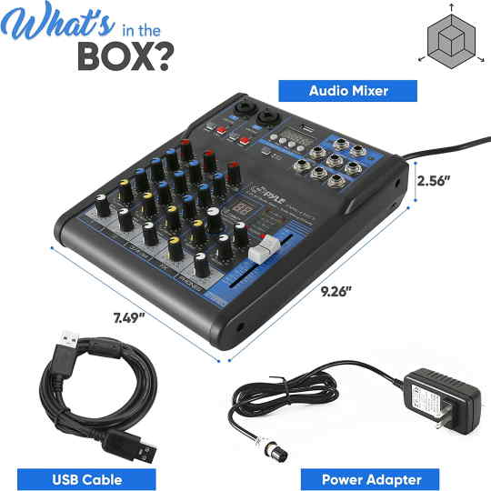 Pyle Audio Mixer PMXU43BT.5 Review